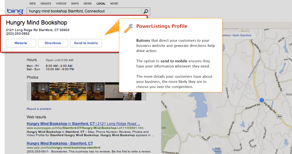 PowerListings Live on Bing